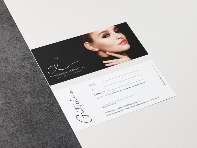 Gutscheine von Claudias Permanent Cosmetic Referenz von lovision design & more
